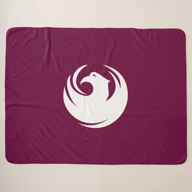 Cobertor Sherpa City Flag of Phoenix (Arizona) (Frente (Horizontal))