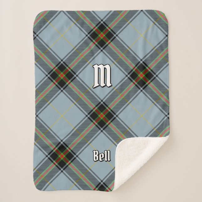Cobertor Sherpa Clan Bell Tartan (Frente)