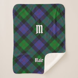 Cobertor Sherpa Clan Blair Tartan Sherpa Blanket