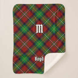 Cobertor Sherpa Clan Boyd Tartan