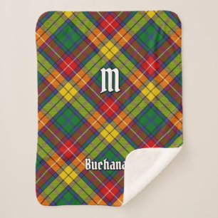 Cobertor Sherpa Clan Buchanan Tartan
