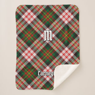 Cobertor Sherpa Clan Carnegie Dress Tartan