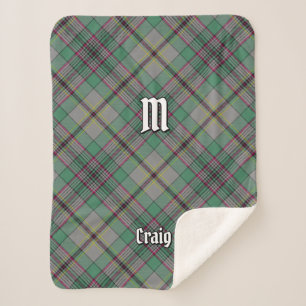 Cobertor Sherpa Clan Craig Tartan Sherpa Blanket