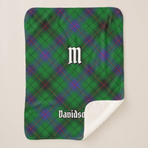 Cobertor Sherpa Clan Davidson Tartan