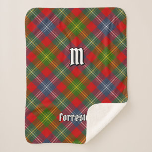 Cobertor Sherpa Clan Forrester Tartan