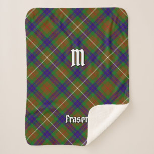 Cobertor Sherpa Clan Fraser caçando Tartan Sherpa Blanket