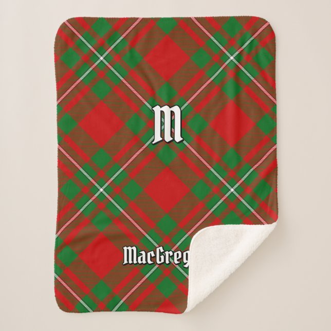 Cobertor Sherpa Clan Gregor Tartan Sherpa Blanket (Frente)