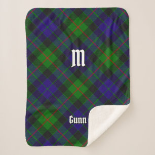 Cobertor Sherpa Clan Gunn Tartan Sherpa Blanket