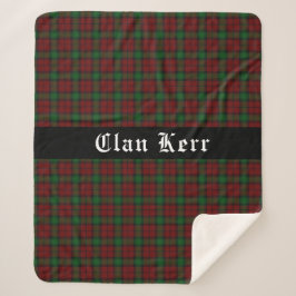 Cobertor Sherpa Clan Kerr Tartan