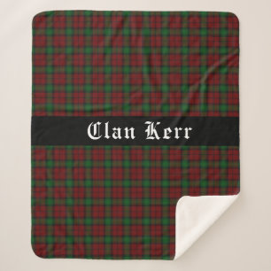 Cobertor Sherpa Clan Kerr Tartan
