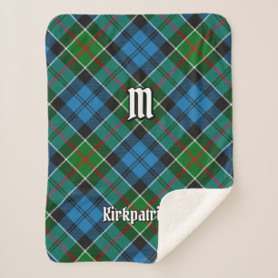 Cobertor Sherpa Clan Kirkpatrick Tartan
