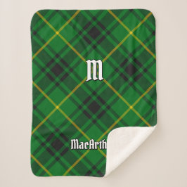 Cobertor Sherpa Clan MacArthur Tartan