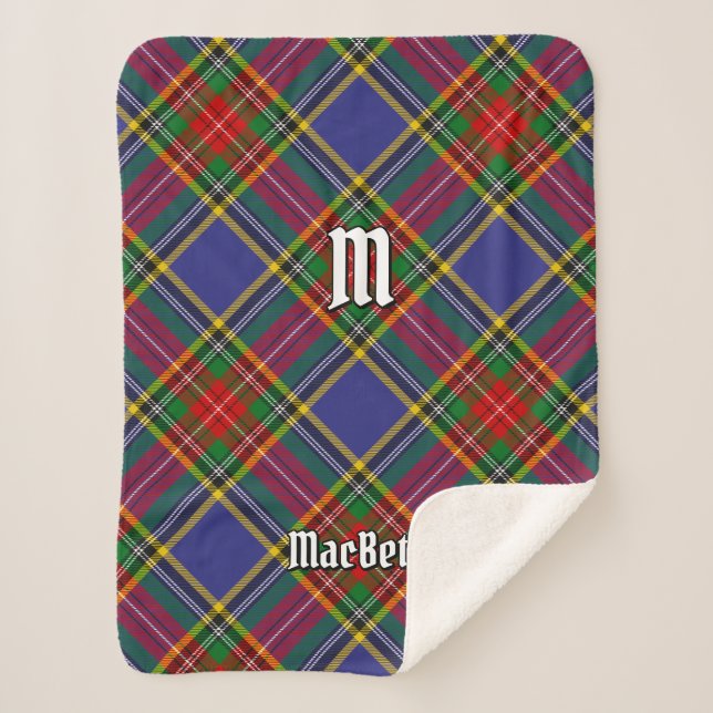 Cobertor Sherpa Clan MacBeth Tartan Sherpa Blanket (Frente)
