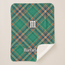 Clan MacFarlane Caça Antigo Tartan