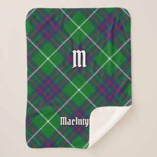 Cobertor Sherpa Clan MacIntyre caçando Tartan Sherpa Blanket