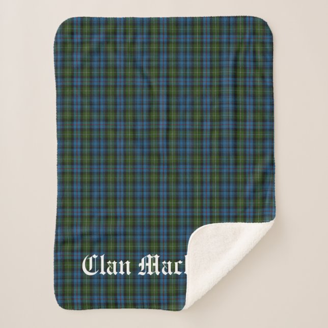 Cobertor Sherpa Clan Mackenzie Tartan (Frente)