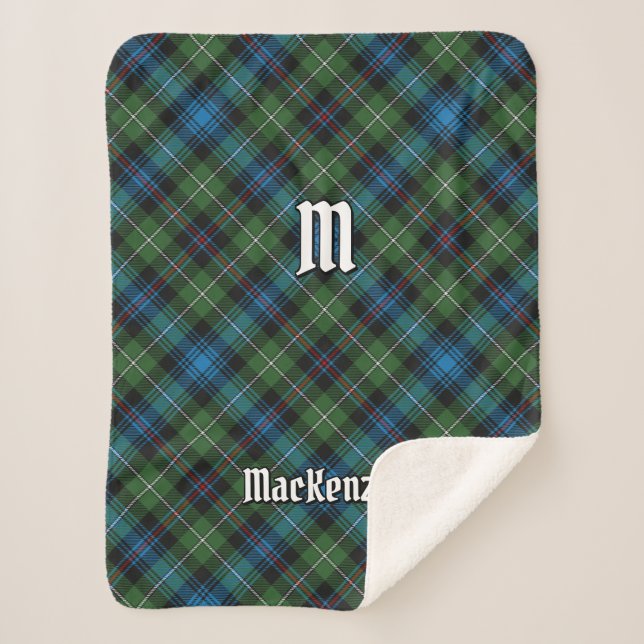 Cobertor Sherpa Clan MacKenzie Tartan Sherpa Blanket (Frente)