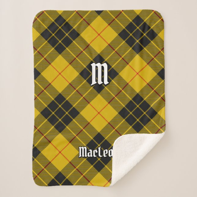 Cobertor Sherpa Clan Macleod de Lewis Tartan (Frente)