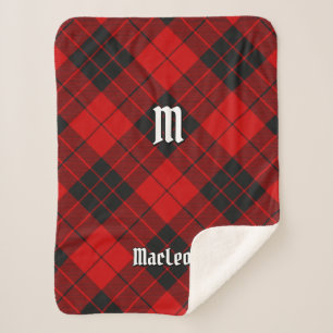 Cobertor Sherpa Clan Macleod de Raasay Tartan