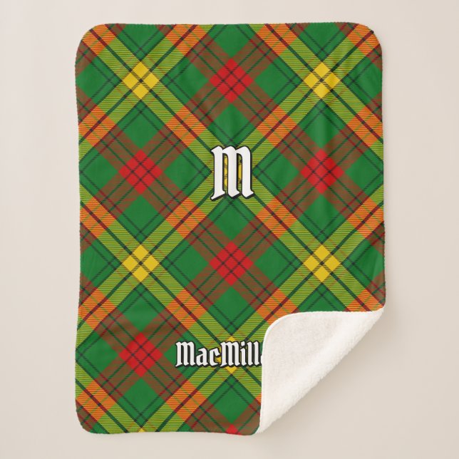 Cobertor Sherpa Clan MacMillan Tartan (Frente)
