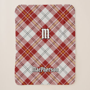 Cobertor Sherpa Clan MacPherson Red Dress Tartan Sherpa Blanket