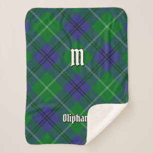 Cobertor Sherpa Clan Oliphant Tartan Sherpa Blanket