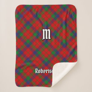 Cobertor Sherpa Clan Robertson Tartan