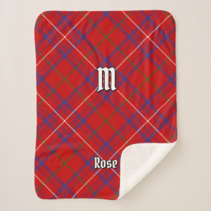 Cobertor Sherpa Clan Rosa Tartan
