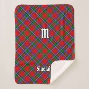 Cobertor Sherpa Clan Sinclair Tartan