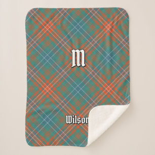 Cobertor Sherpa Clan Wilson Antigo Tartan