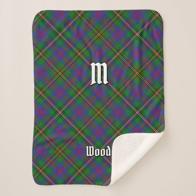Cobertor Sherpa Clan Wood Tartan (Frente)