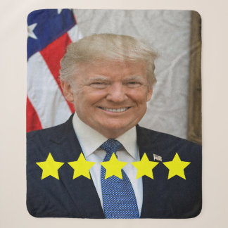 Cobertor Sherpa Classificação de Aprovação do Presidente Donald Tr