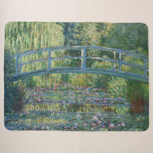 Cobertor Sherpa Claude Monet - Lago de Nenúfares, Harmonia Verde