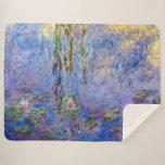 Cobertor Sherpa Claude Monet - Lírios Hídricos<br><div class="desc">Lírios/Ninfas por Claude Monet em 1916-1919</div>