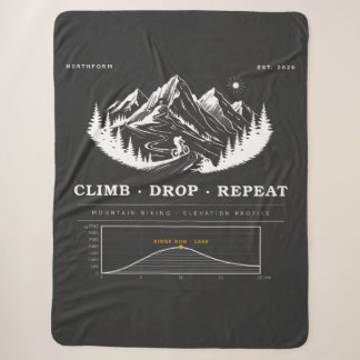 Cobertor Sherpa Climb Drop Repeat Mountainbike Tee