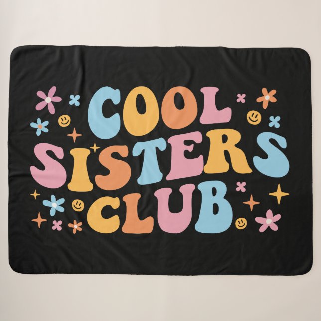 Cobertor Sherpa Clube das Irmãs Incríveis III (Frente (Horizontal))