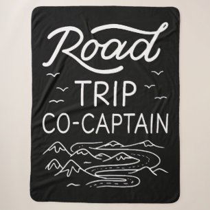 Cobertor Sherpa Co-capitão de Viagem I - Navegador de RV Amor ao C