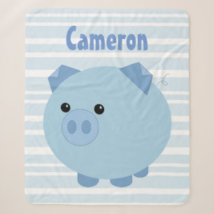 Cobertor Sherpa Cobertura carnudo azul personalizada de Sherpa do