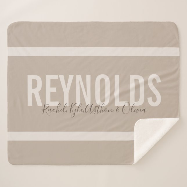 Cobertor Sherpa Cobertura conhecida personalizada do lance de (Frente (Horizontal))