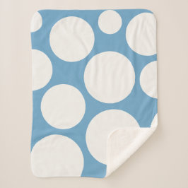 Cobertor Sherpa Cobertura de Higiene Azul Suave