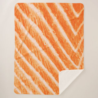 Cobertor Sherpa Cobertura de Plush de Textura de Salmão