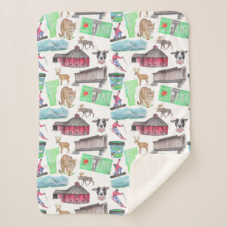 Cobertor Sherpa Cobertura de Vermont