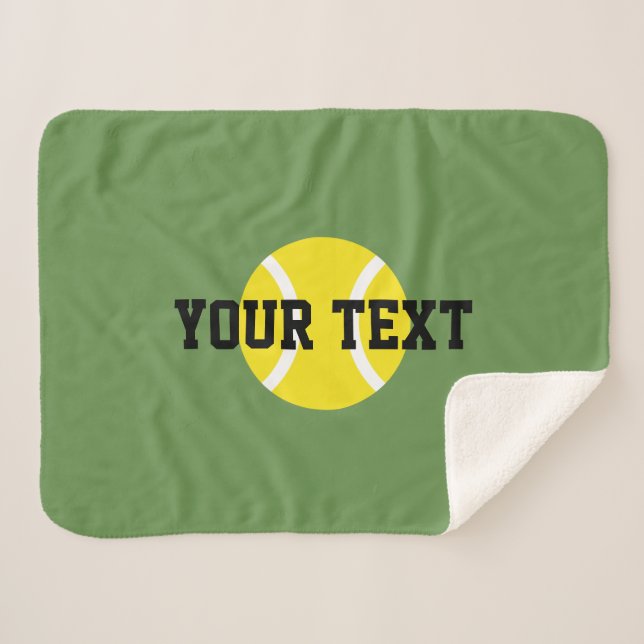 Cobertor Sherpa Cobertura feita sob encomenda amarela do velo do (Frente (Horizontal))