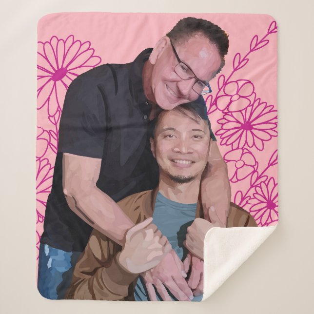 Cobertor Sherpa Cobertura Justin & Jeff 2025 (Frente)