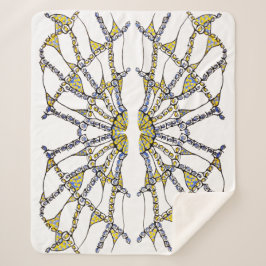 Cobertor Sherpa Cobertura - Sherpa (Doodle - desenhado à mão)