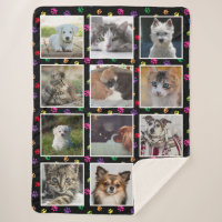 Colar de Fotos Personalizado com Pegadas Coloridas