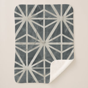 Cobertor Sherpa Coleção de Azulejos Neutros