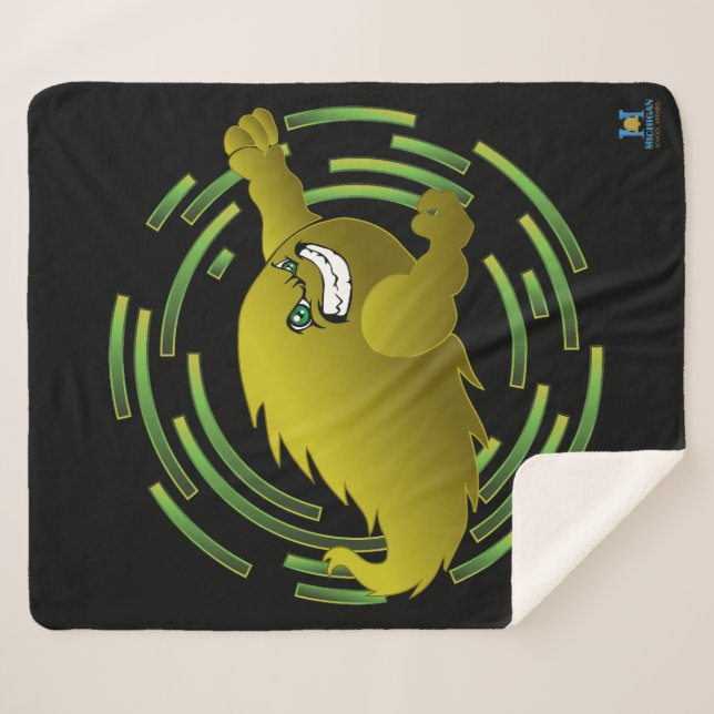 Cobertor Sherpa Coloma Comets #4 (Frente (Horizontal))