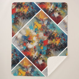 Cobertor Sherpa Colorido