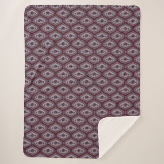 Cobertor Sherpa com Motivo Marrom de Fluxo e Reflu